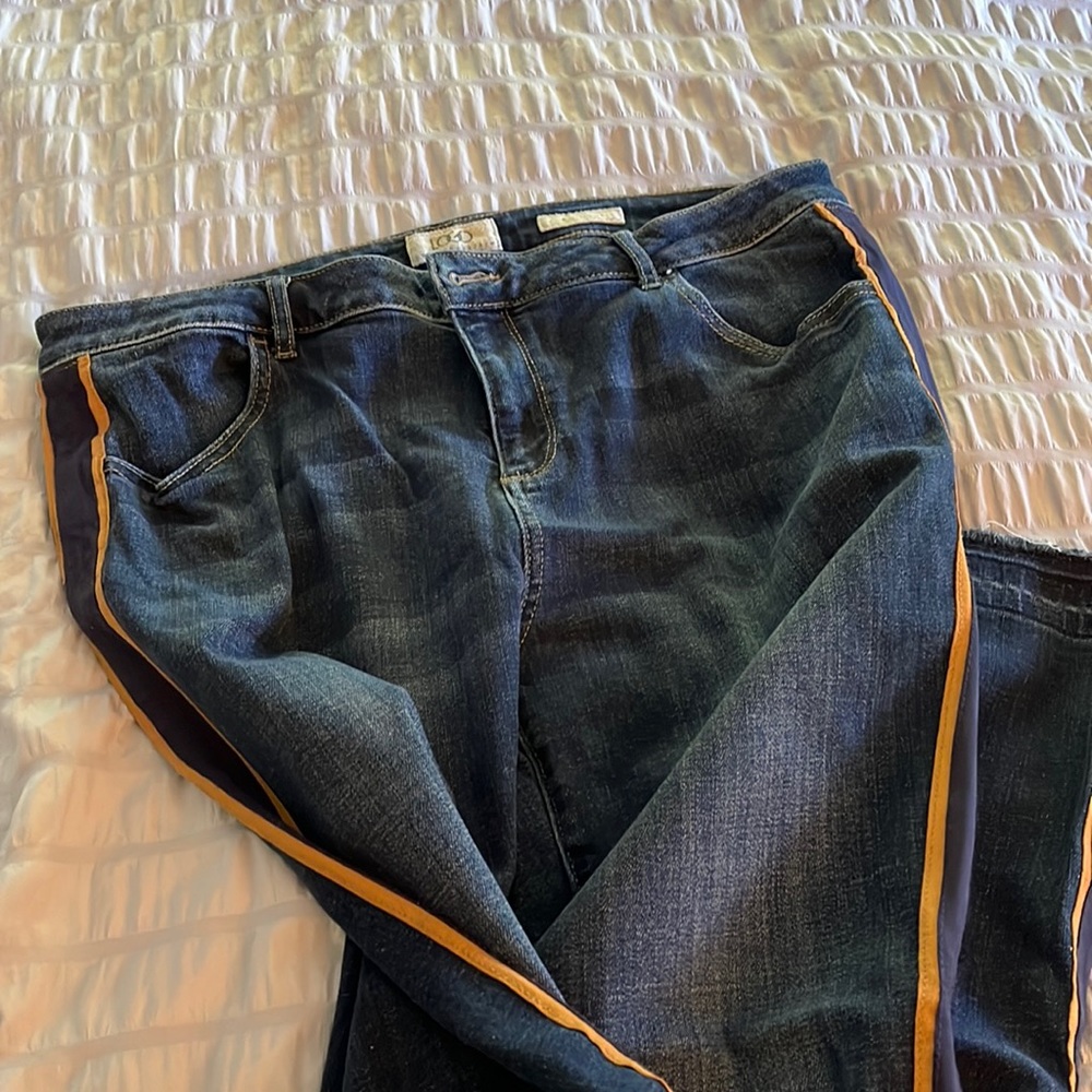 LOGO Ribbon sided Jeans